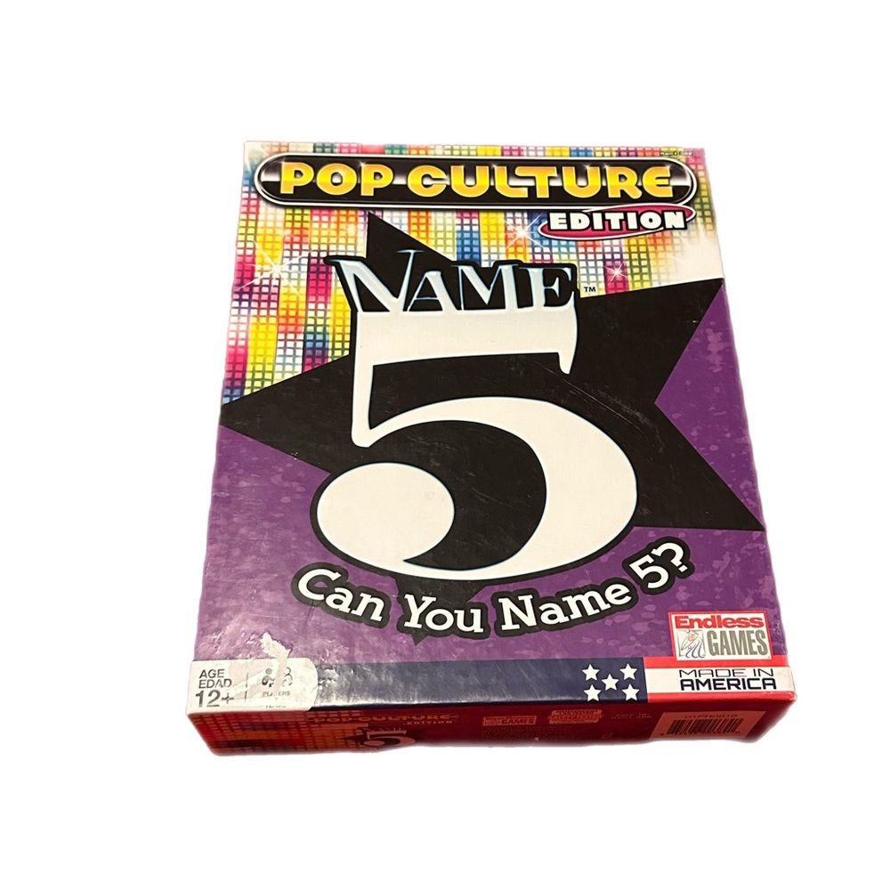 Name 5‎ Game - Pop Culture edition